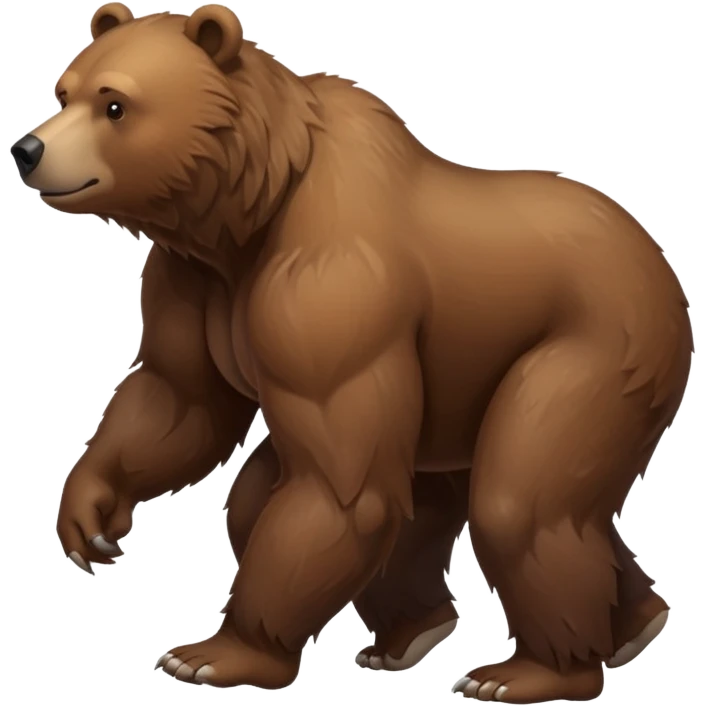 bear walking emoji
