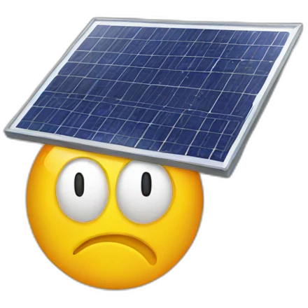 Panel solar emoji