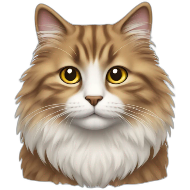 fluffy cat emoji