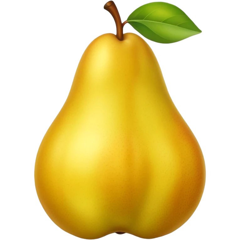  sarı Pear emoji