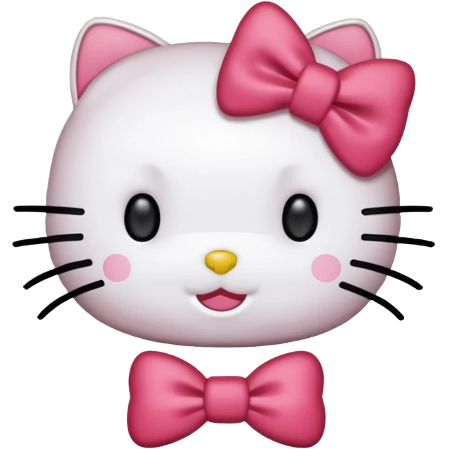 Hello kitty emoji
