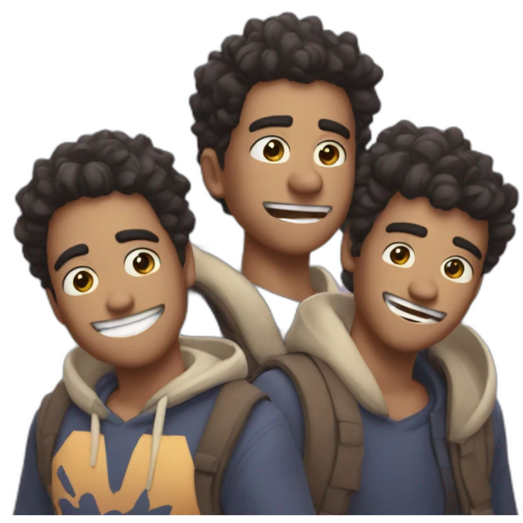 3 dudes on discord emoji