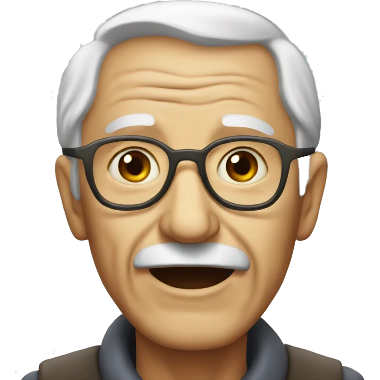 Very very old man emoji