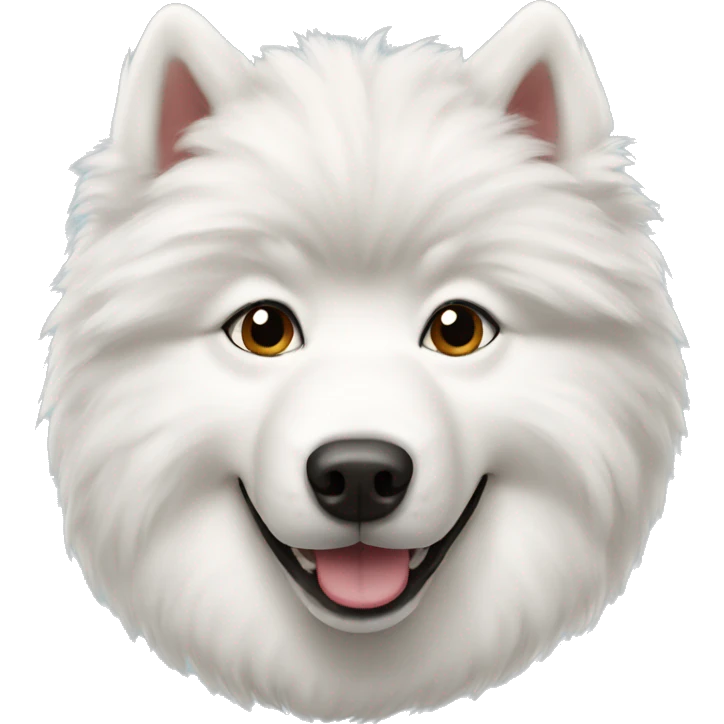 Samoyed dog emoji