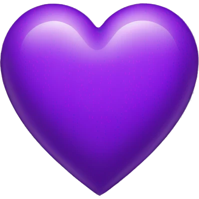 Purple heart  emoji