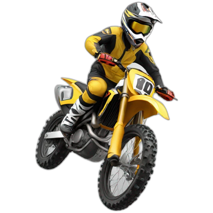 Moto cross emoji