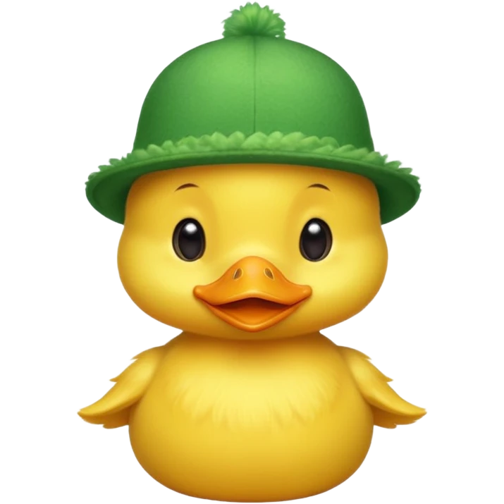 green hats, baby duck emoji