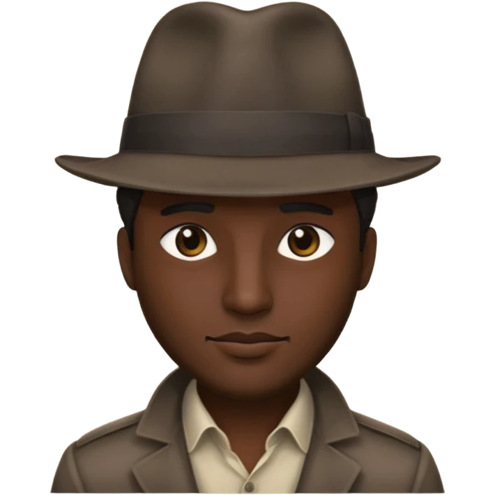 Mysterious man  emoji