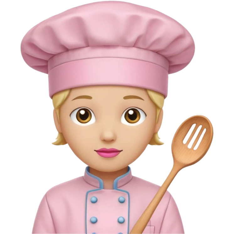 Pink chef hat no person just the hat emoji