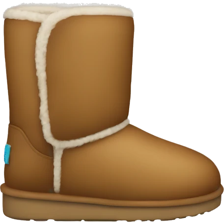 A pair of mini Uggs emoji