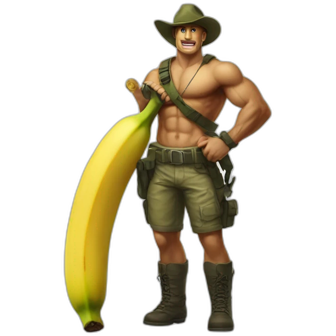 banana-rambo emoji