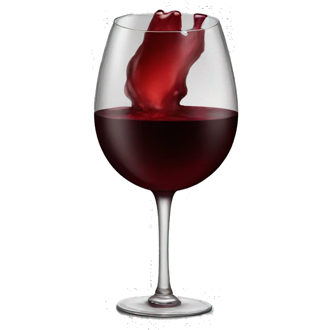 hot red wine emoji