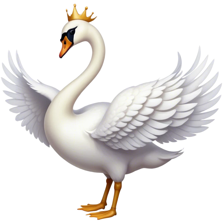 dancing swan emoji