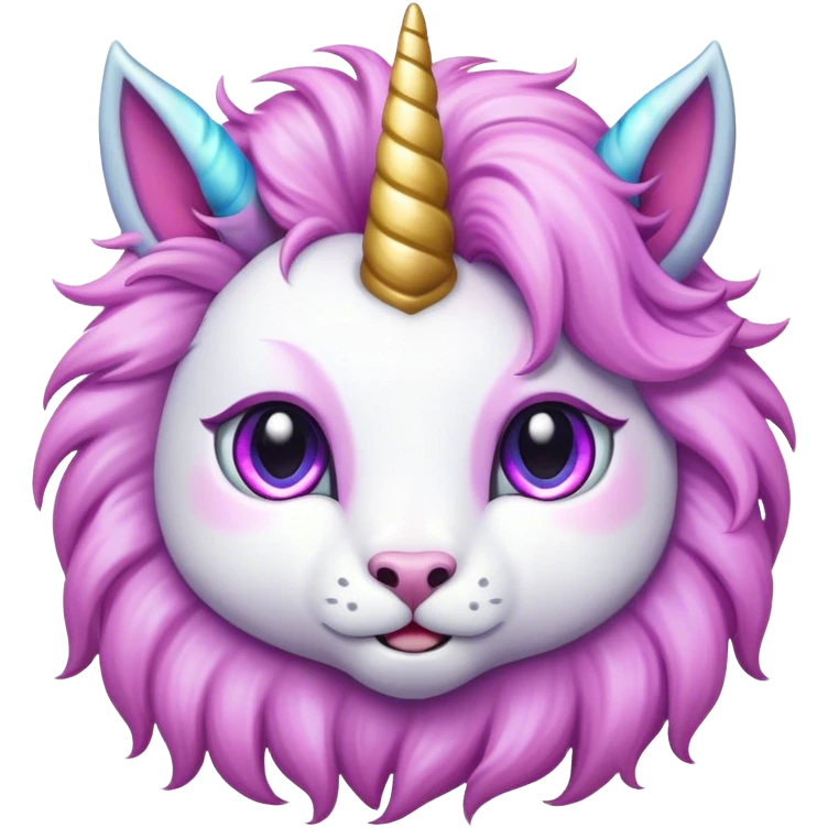 Unicorn and cat emoji