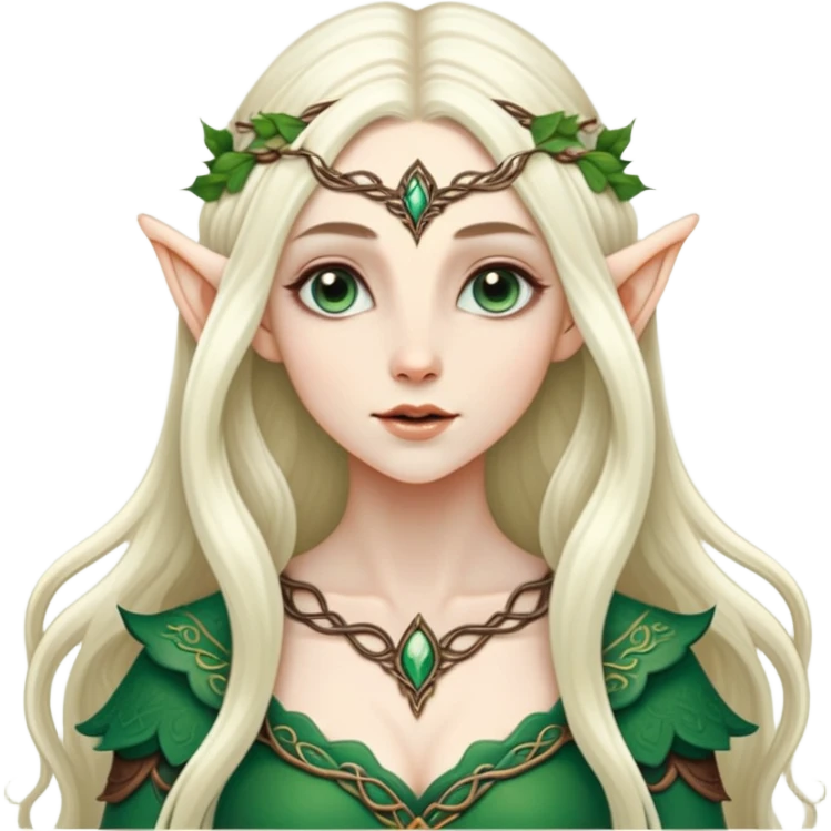 Голая Эльфийка emoji