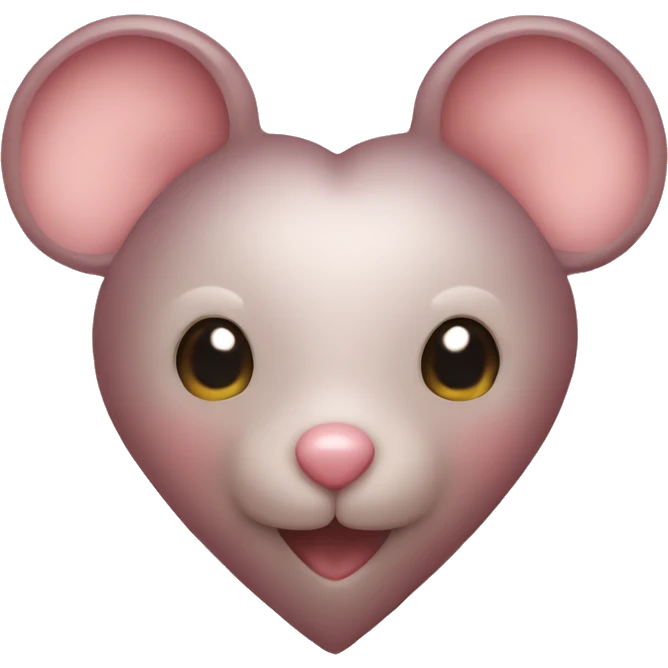 mouse heart emoji