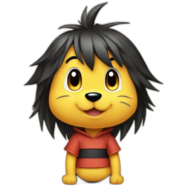winnie the pooh meets sora from kingdom hearts emoji