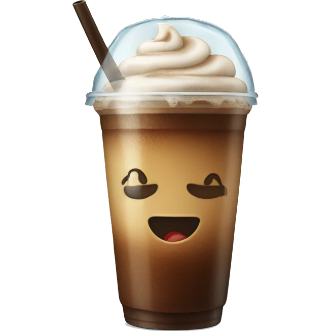 Iced coffe emoji