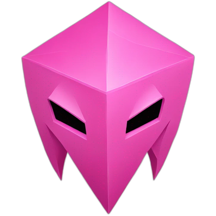 pink ethereum logo emoji