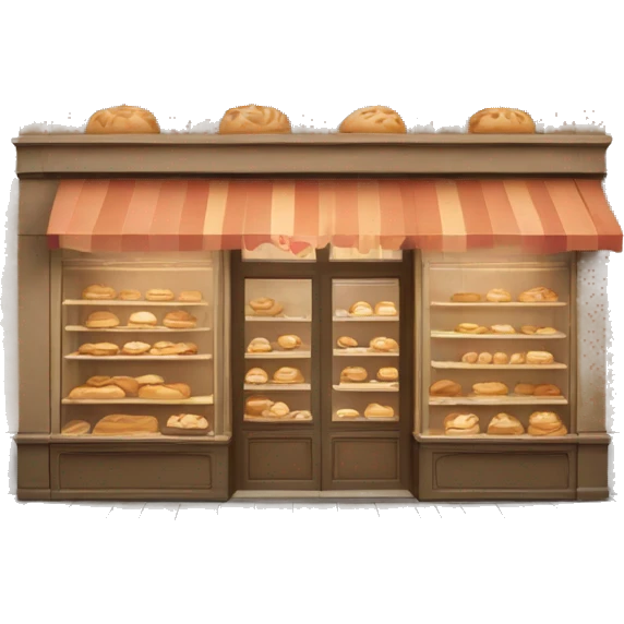 Bakery in french architecture emoji