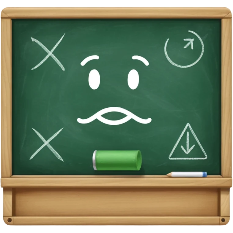 School Chalkboard emoji