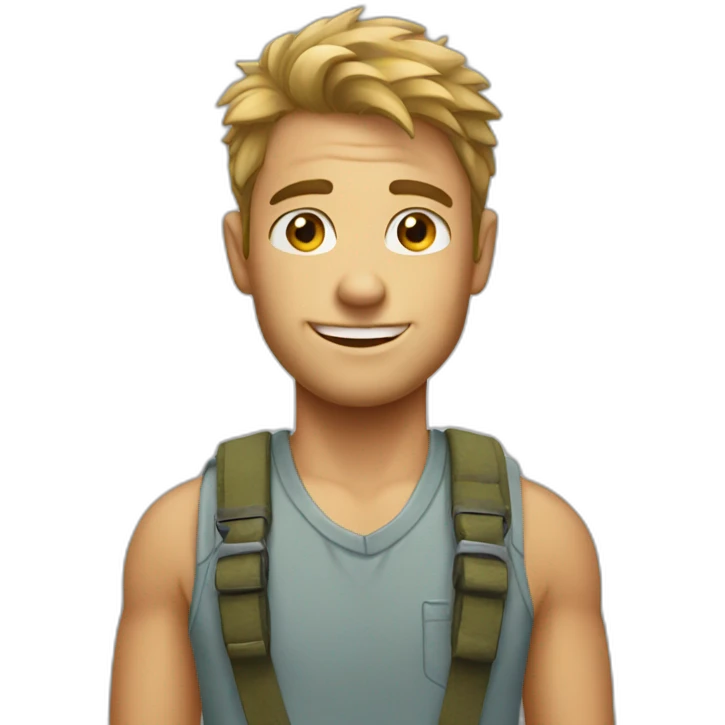 An Australian lad emoji