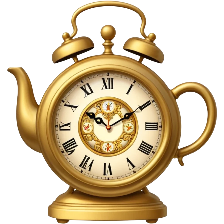 Clock that tea  emoji
