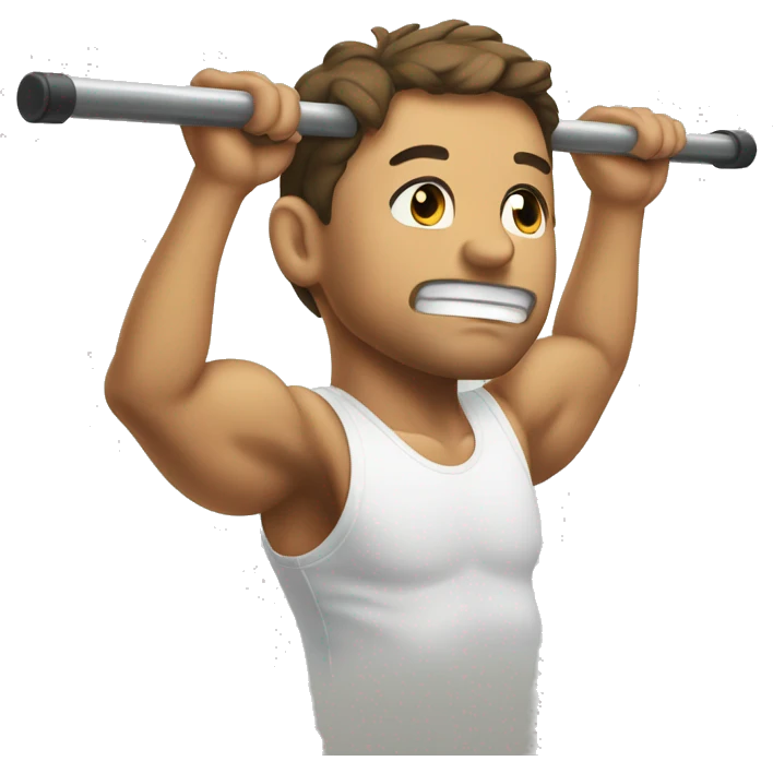 chin-up on rod emoji