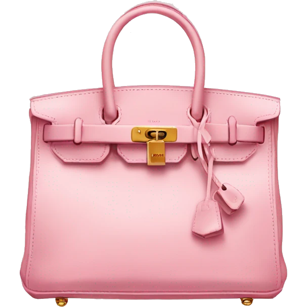 baby pink birkin bag emoji