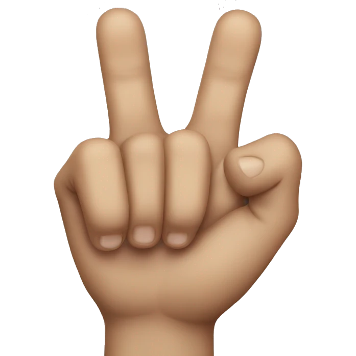 Bent Fingers emoji