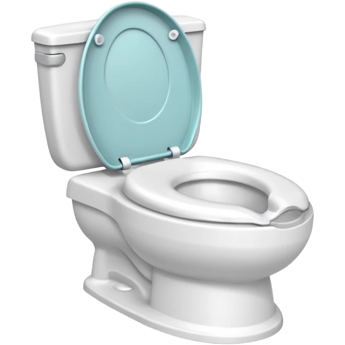 Potty trainer without lid and without face emoji
