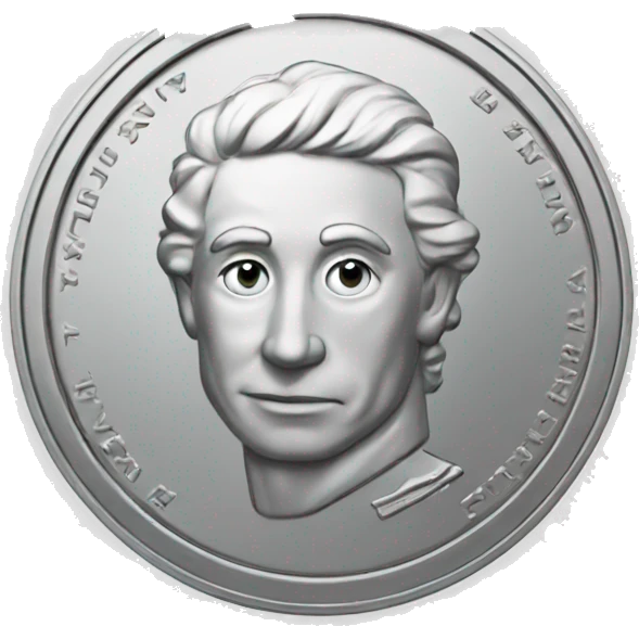 silver coin emoji