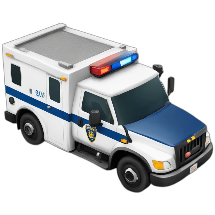Police Truck emoji
