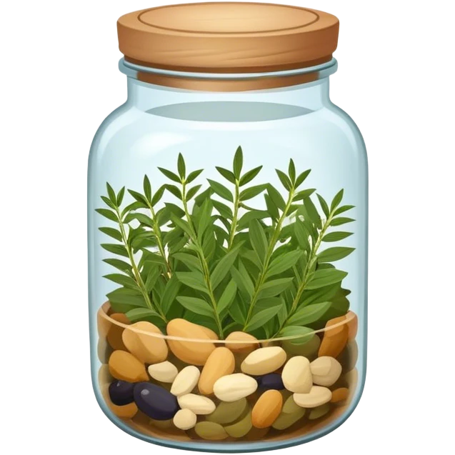 jar of dried mixed herbs emoji