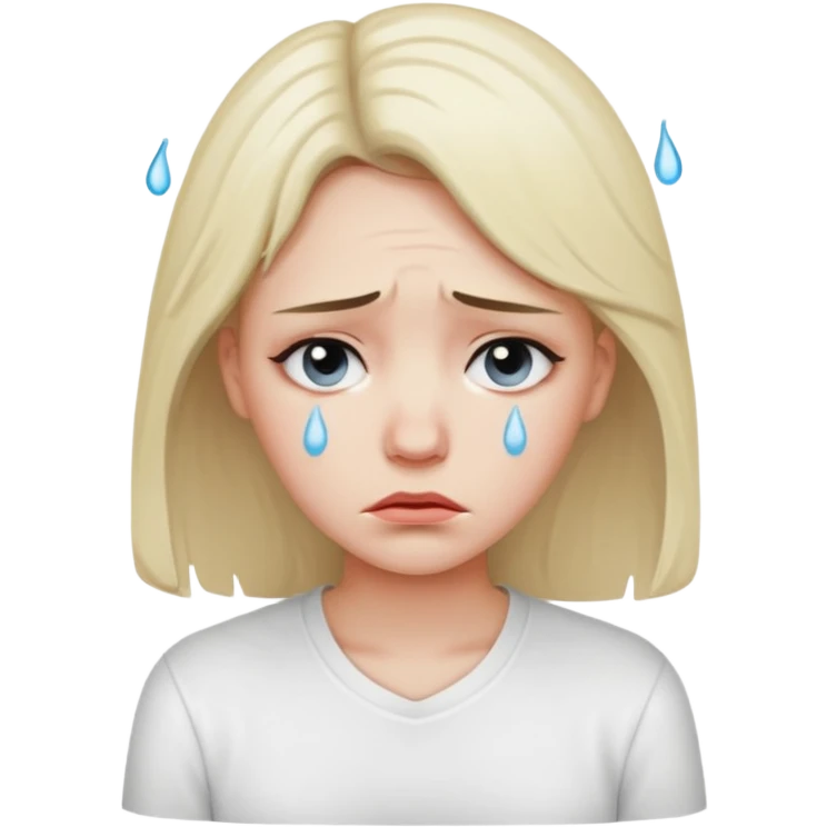 sad woman emoji