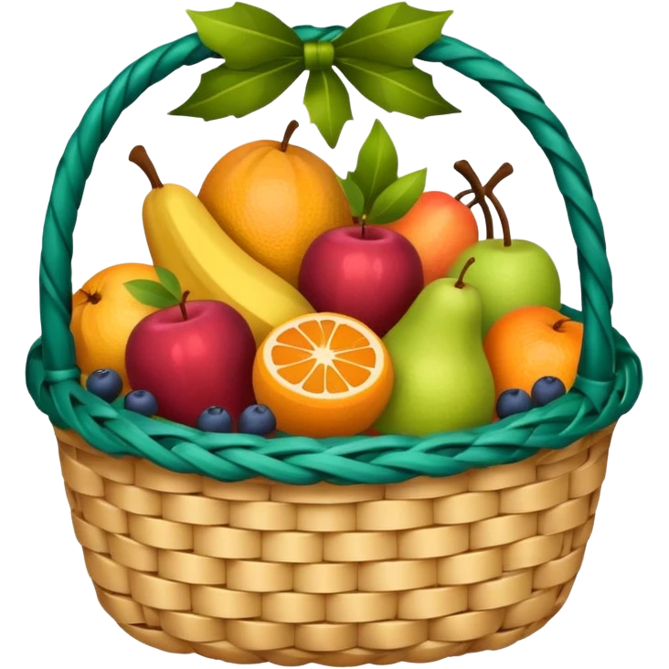 Holiday basket emoji