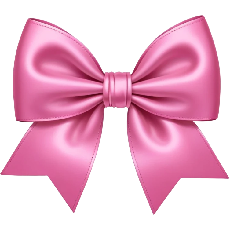 Pink bow emoji