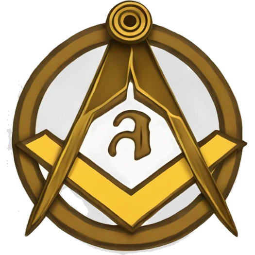 Masonic square and compasses emoji