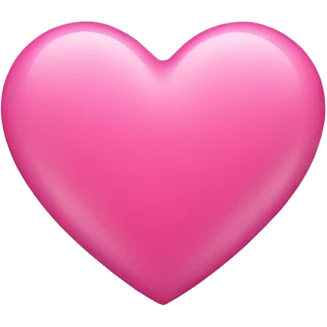 Pink hearf emoji