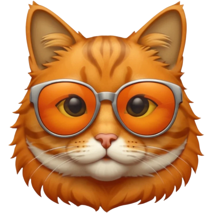 Cat wearing sunglasses emoji