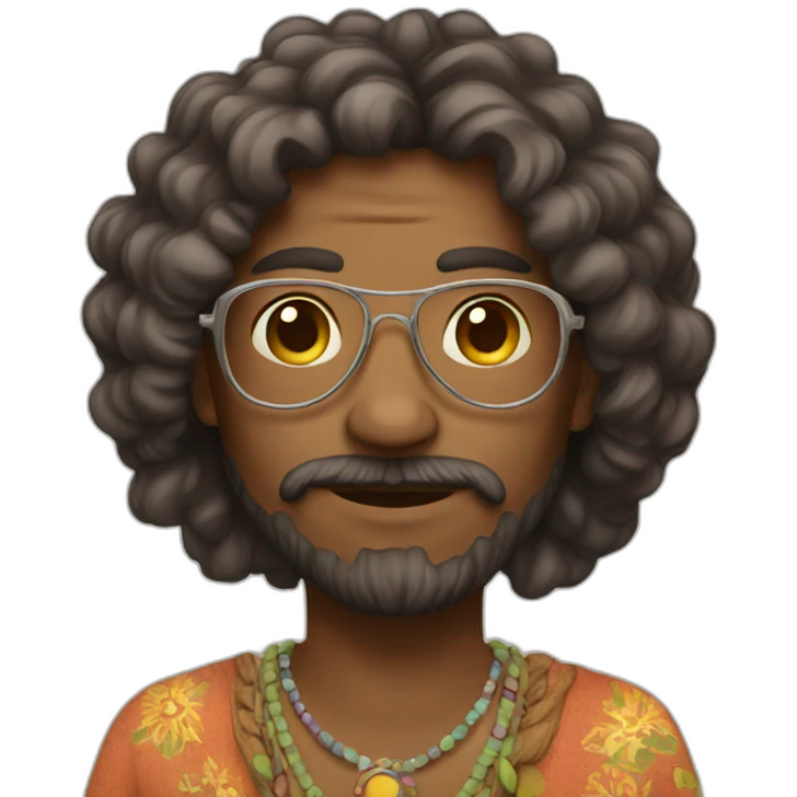 Hippie emoji