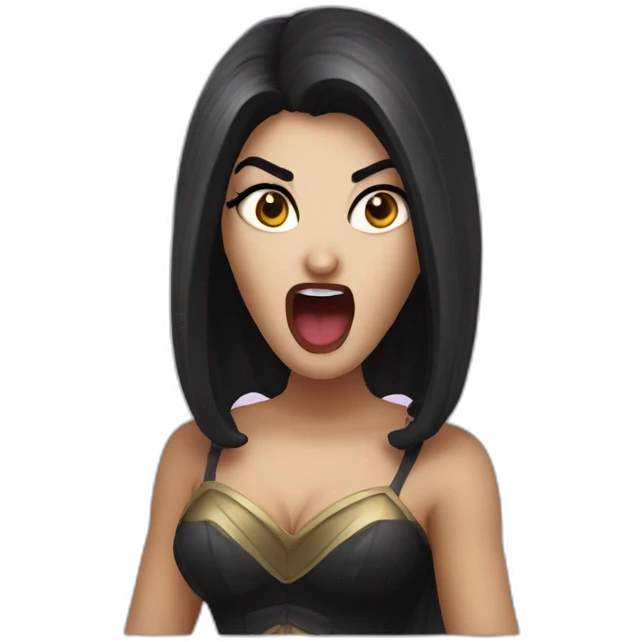 greek vampiress hissing emoji
