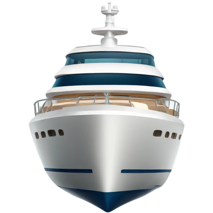 A mega yacht emoji