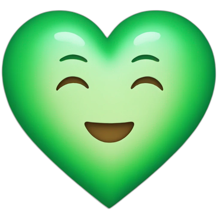 green heart emoji