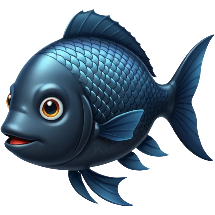 Hero Black Fish emoji