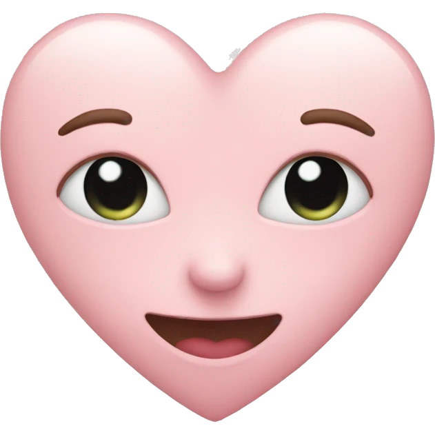 pale pink heart emoji