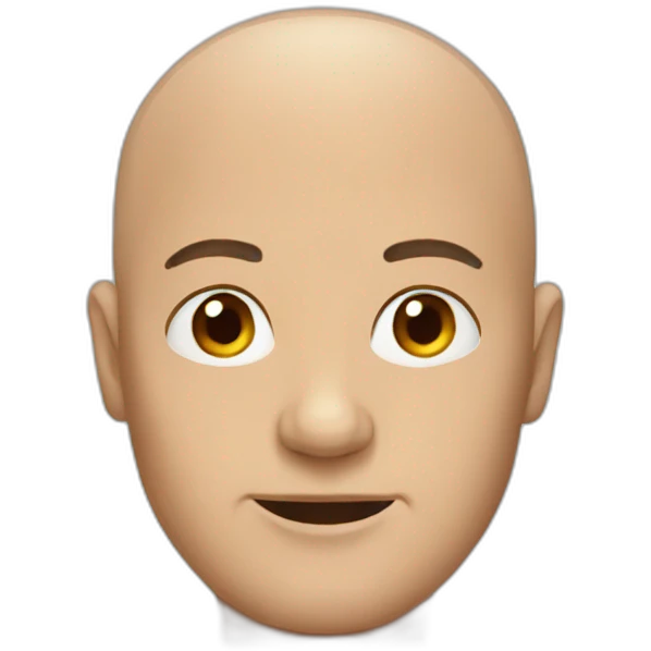 bald man emoji