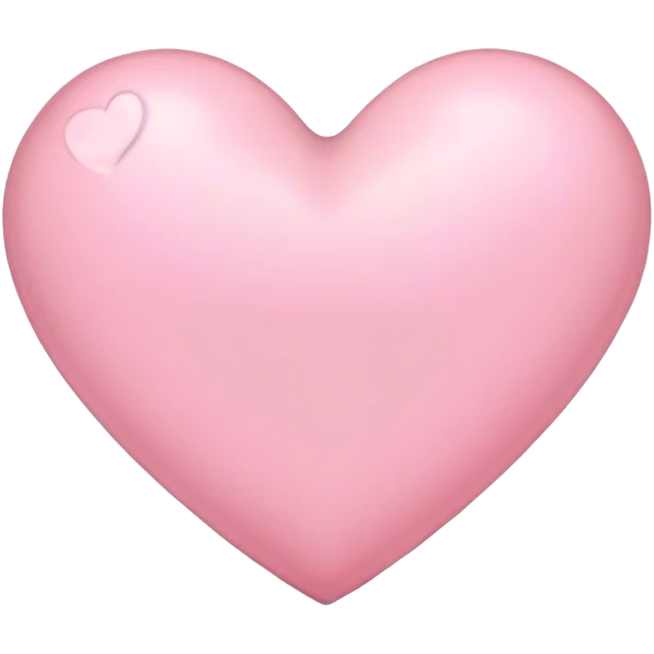 Corazón rosado clarito  emoji