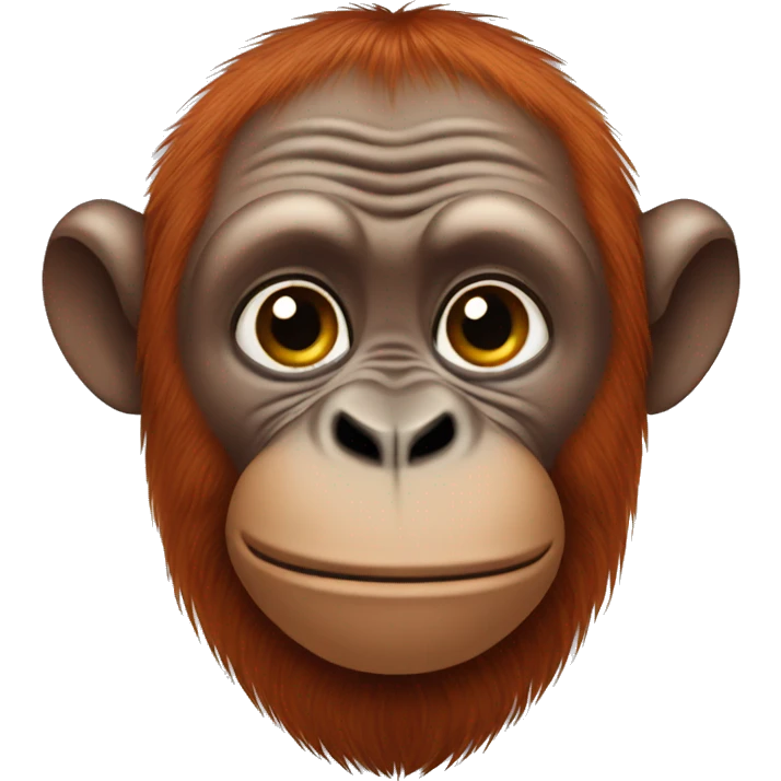 bald orangutan  emoji
