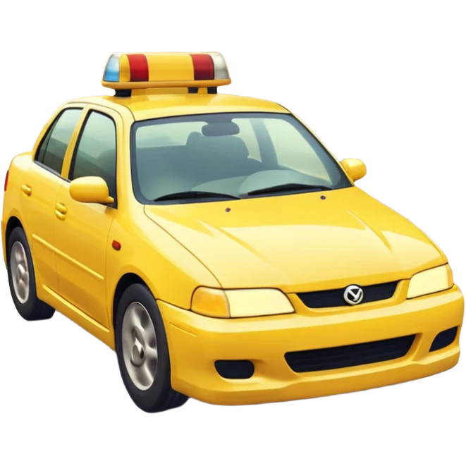 speeding fine, yellow emoji